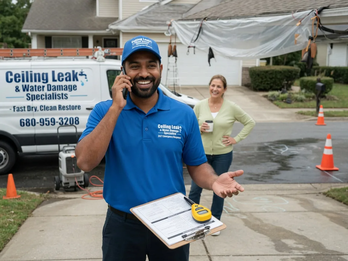 Ceiling Leak Cleanup South Pekin, IL FAQs